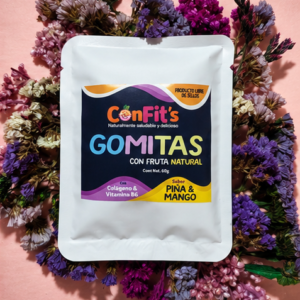 Gomitas de mango con piña